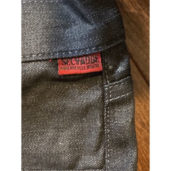 SELVADGE Brand Selvedge Denim Jeans  Cone Denim Bonelli Skinny Size 34 Red Line - Picture 5 of 8